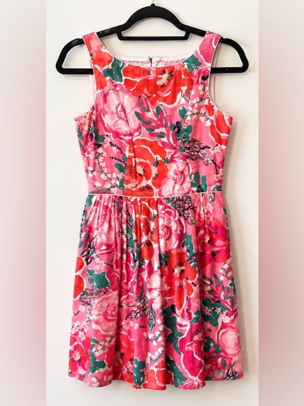 Lilly Pulitzer Pink Floral Fit & Flare Dress Women’s Size 2 Sleeveless